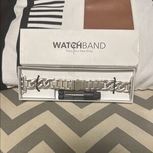 ***2/$15*** Silver Metal Watch Band with Tool